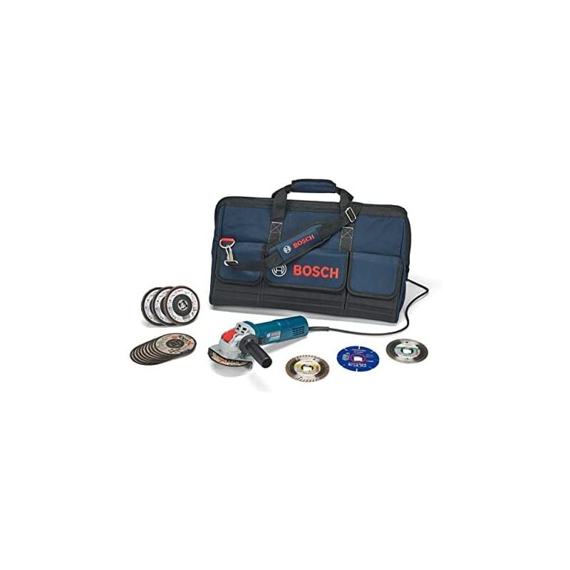 Accessoires, Professional x-lock Package of system Kit universal and Mini Grinder gwx 750-115 x-lock, for Multi Material, Metal, Ceramic, ø 115 mm,