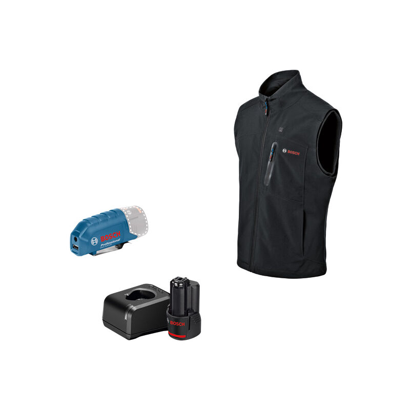 

BOSCH 06188000G8 KIT CHALECO CALEFACTABLE A BATERÍA GHV 12V Professional [Talla 2XL]