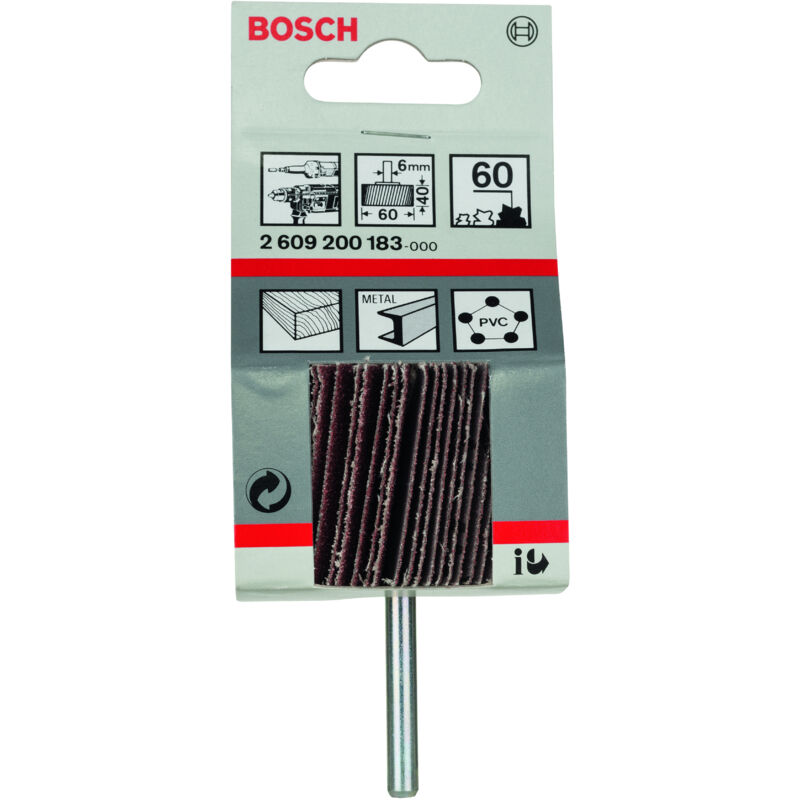 

BOSCH 2609200183 Abanico laminillas: 6x60x40mm G60