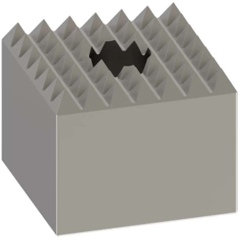 PRO SDS max-4C Piastra in acciaio, 60 x 60 mm