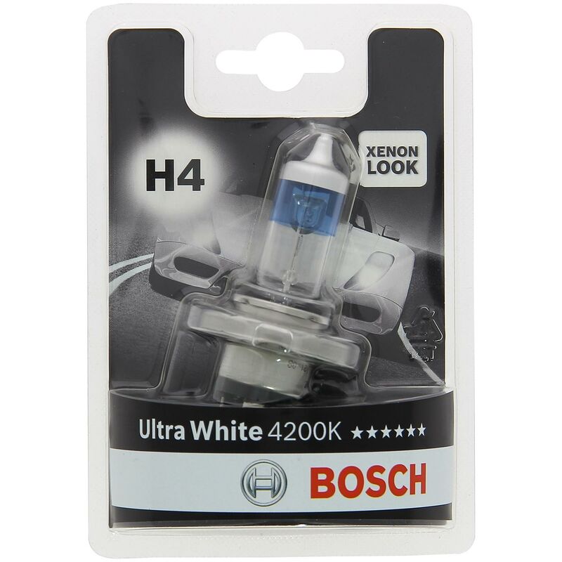 BOSCH 1 ampoule H4 Ultra White 60-55W