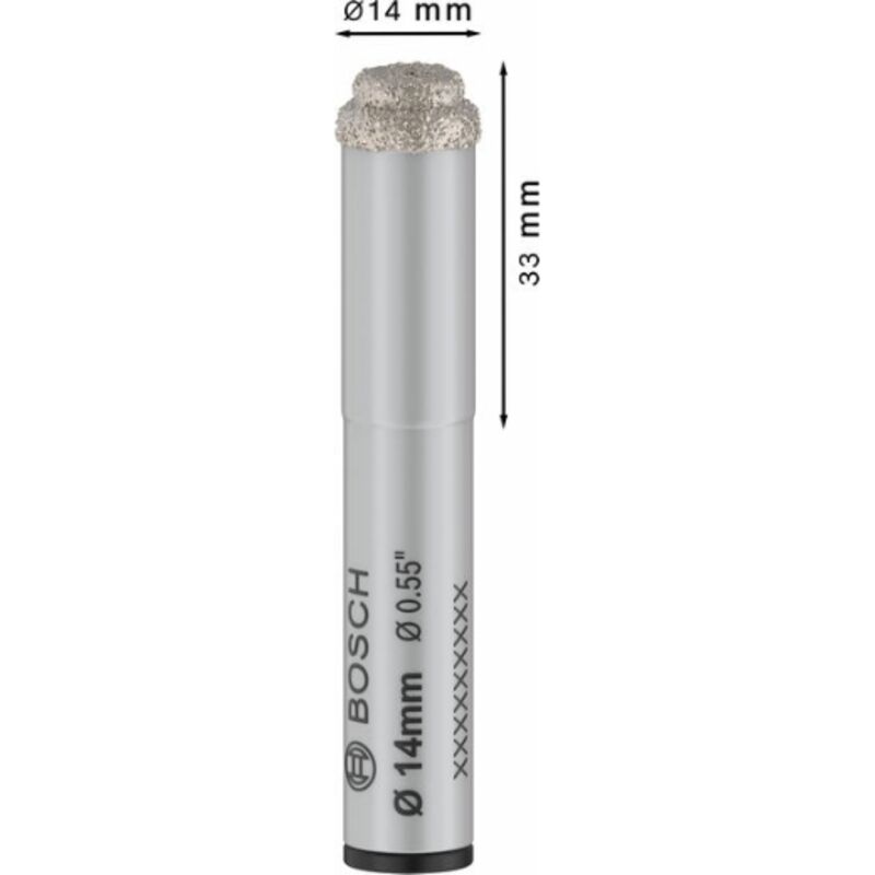 Punta pro Ceramica a secco, 14 x 33 x 13 mm