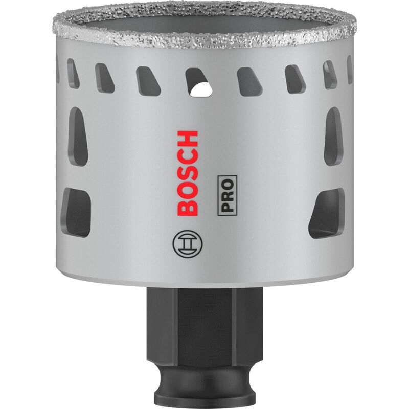 Bosch 1 scie cloche Pro Tile Power Change Plus (pour carreaux durs, carreaux souples, diamètre of 51 mm, accessoire professionnel).