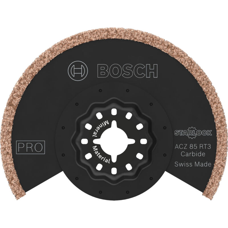 Bosch - 1X lame pour outil multifonctions pro multi material acz 85 RT3 (pour mortier, béton cellulaire, ø 85 mm, professional acc