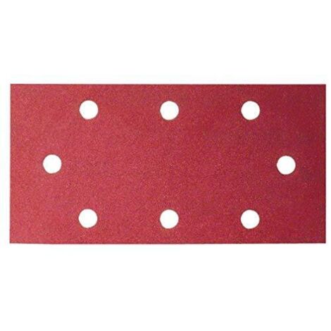 BOSCH - 10 FOGLI ABRASIVI PER LEVIGATRICE ORBITALE - 93x230 (B&D) G40 8FORI