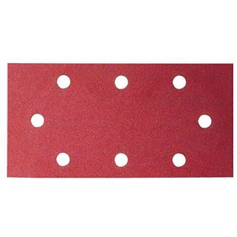 BOSCH - 10 FOGLI PER LEVIGATRICE ORBITALE 93X230 MM GRANA 240 8 FORI