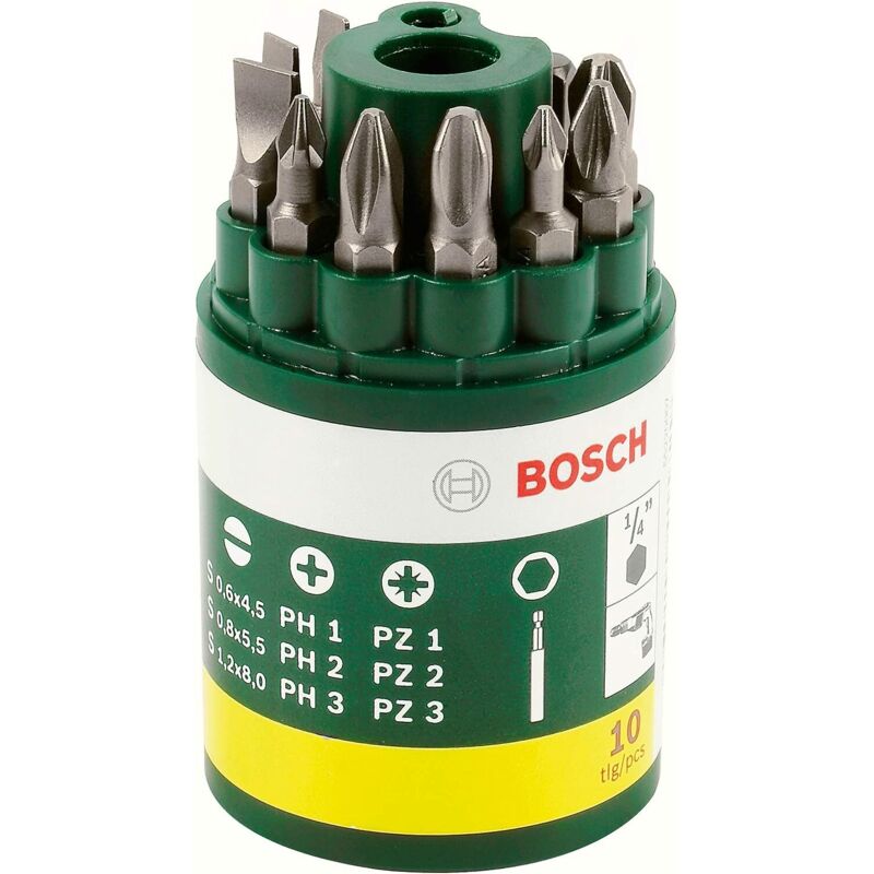 Image of Bosch 10 tlg. Bit Schrauberbit-Set