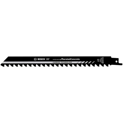 Bosch 10x lame de scie sabre S 1141 HM Endurance for Aerated Concrete - 2608653282