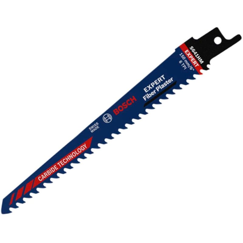 2608900407 expert Fibre Plaster S641HM Reciprocating Blade 150mm x 6 tpi BPAS641HM - Bosch