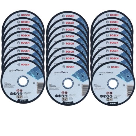 Bosch 125mm 5.5"" Thin Slit Cutting Discs 1mm Wheel Metal Steel Stainless x 24