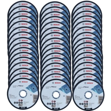 Bosch 125mm 5.5"" Thin Slit Cutting Discs 1mm Wheel Metal Steel Stainless x 48