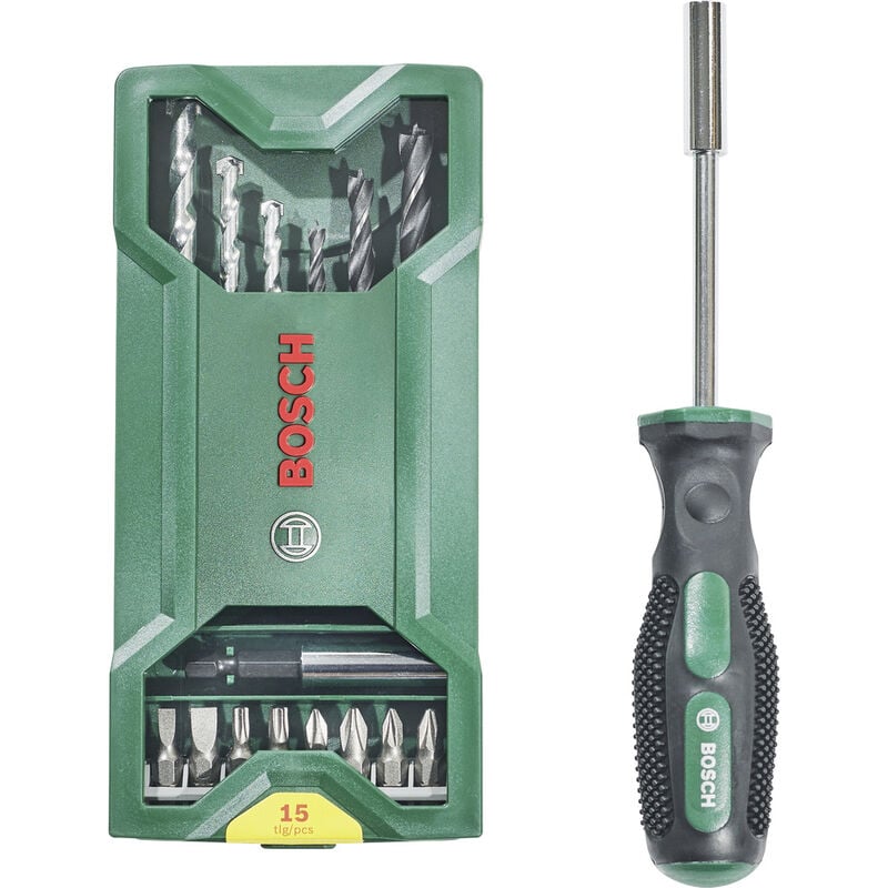 Image of Accessories 2607017654 Mini X-Line 16teilig Bohrer- und Bit-Sortiment - Bosch