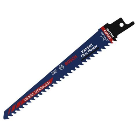 Bosch 150mm Expert Fibre Plaster Reciprocating Blade - Durable