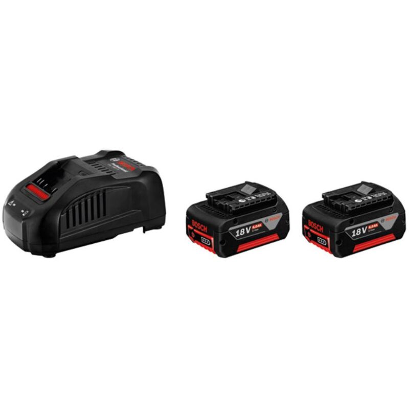 

Bosch Cargador de baterías Starter Set GAL 1880 CV y 2 x GBA 18 V 5,0 Ah MC