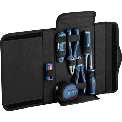 BOSCH 1600A016BV Estuche de herramientas de mano de 16 piezas surtidas