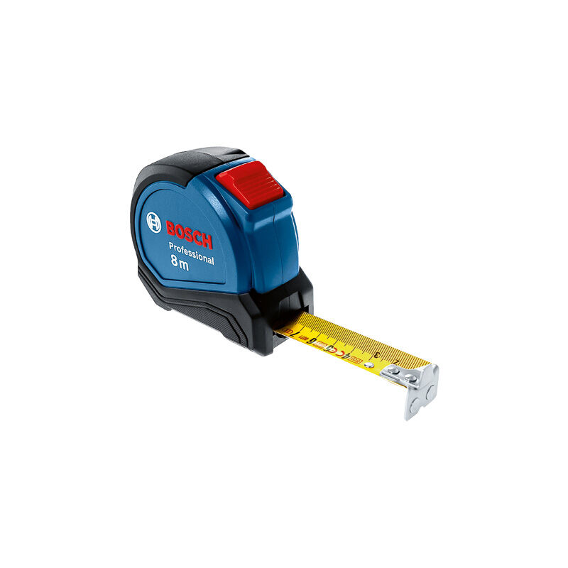 

BOSCH 1600A01V3S Cinta métrica de 8 metros con Autolock y gancho magnético
