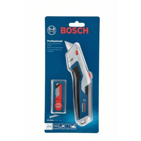 BOSCH 1600A027M5 Set cúter plegable con compartimento con 10 cuchillas