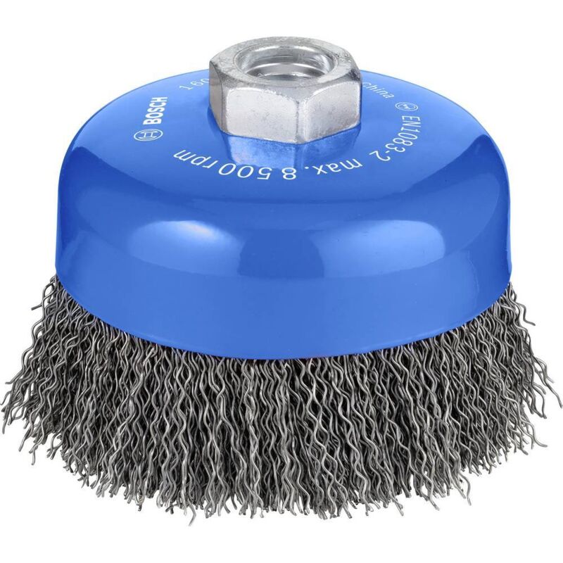 Bosch - Accessories Brosse boisseau, à fils ondulés, 0,5 mm, 100 mm, 8500 trs/min, m 14 1608614011 1 pc(s)