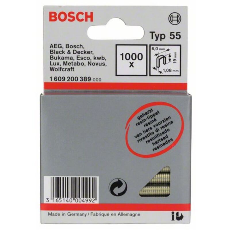 BOSCH Agrafe dos étroit Type - vue 4