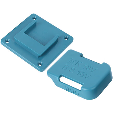 Bosch 18V Akku-Halterung - Kompatibel mit Elektrowerkzeugen - Sichere Befestigung (Cyan-Blau)