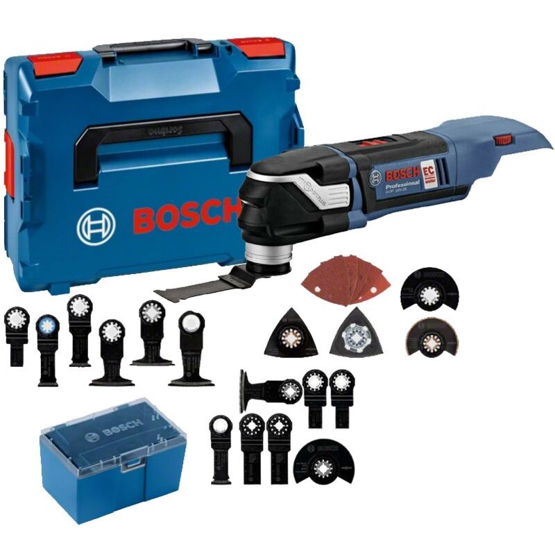 18v Lithium Ion gop Multi Tool Multitool Cutter GOP18V-28N Body +22 Access - Bosch