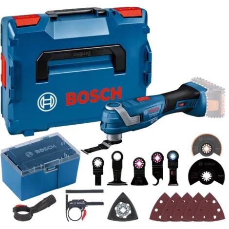 BOSCH 18v Professional GOP 18V-34 Cordless Multitool Starlock Lboxx + Accessory