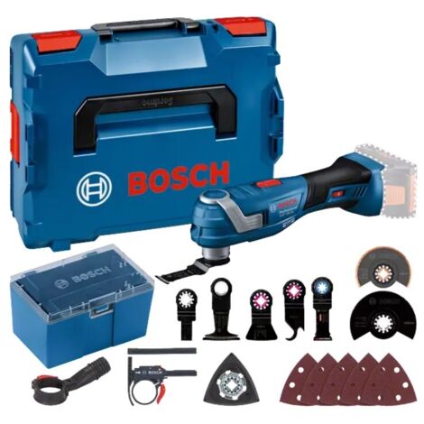 Bosch 18v Professional GOP 18V-34 Cordless Multitool Starlock Lboxx + Accessory