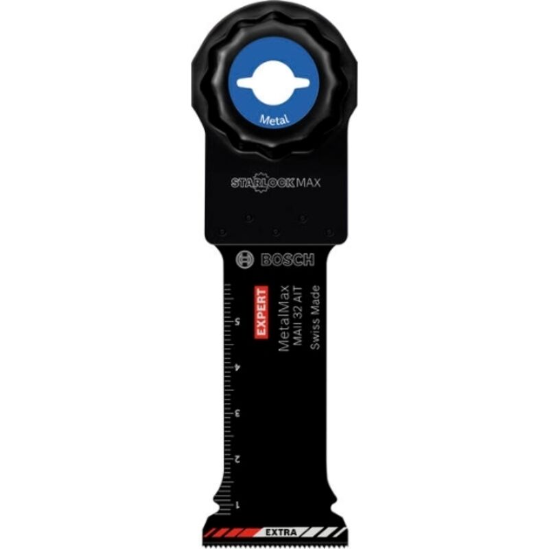 Bosch 1x lama da taglio e da tuffo EXPERT MAII 32 AIT MetalMax (per acciaio, acciaio inox, larghezza mm, Accessori professionali MultiTool)