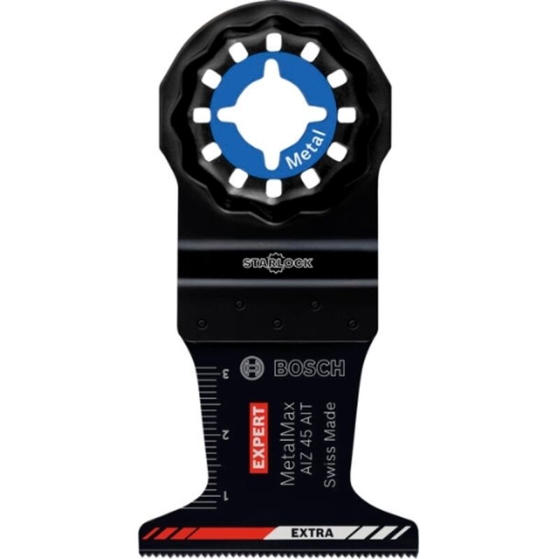 Bosch 1x lama da taglio e taglio a tuffo EXPERT AIZ 45 AIT MetalMax (per acciaio, acciaio inox, larghezza mm, Accessori professionali MultiTool)