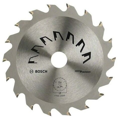 Bosch 1x Lama per Sega Circolare Precison (per Legno, Ø 210 x 2.5/1.5 x 30 mm, 24 Denti, ATB, Accessori Seghe Circolari)