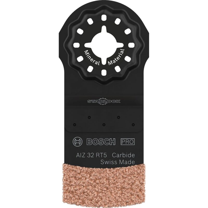 Lame de scie oscillante BOSCH AIZ 32 RT5 Concrétion carbure Starlock 32 mm largeur utile