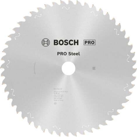 Bosch 1x Lame per seghe circolari PRO Acciaio per troncatrici a secco con cavo (per acciaio, Ø mm, Accessori professionali per troncatrici a secco)