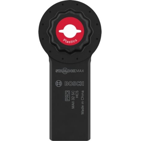 Bosch 1x Lame pour outil multifonctions PRO Silicone and Mineral Wool MAII 32 SC (pour Silicone, Largeur 32 mm, Professional Accessoire Outil multifonction)