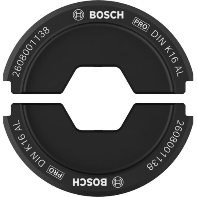 Bosch 1x Die de crimping PRO Aluminium (67 x 45 mm, Professional Accessories Tools de crimping)