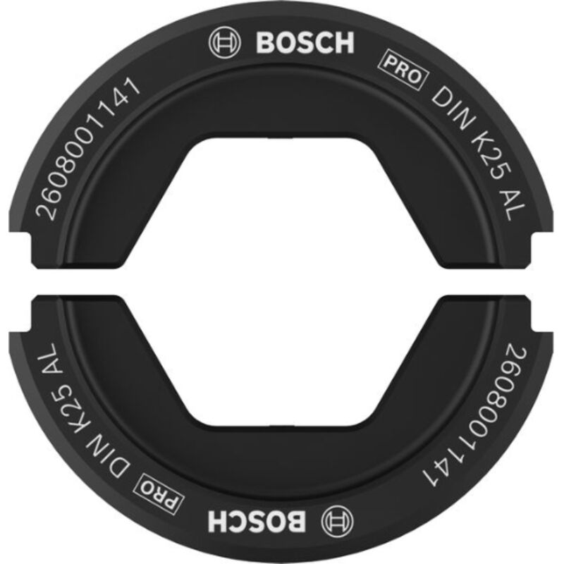 1x Die de crimping pro Aluminium (67 x 45 mm, Professional Accessories Tools de crimping) - Bosch