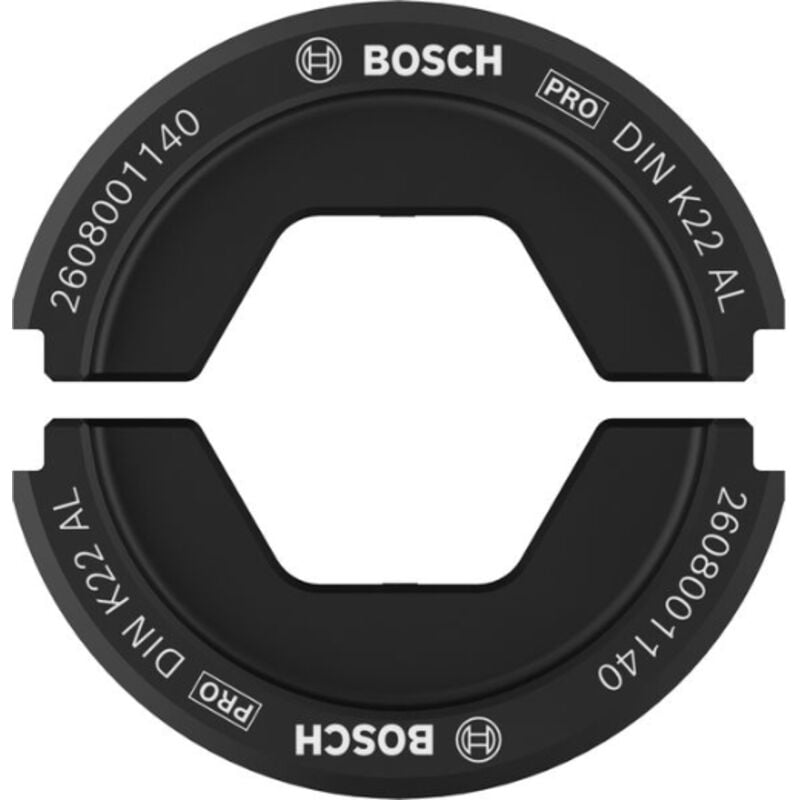 1x Die de crimping pro Aluminium (67 x 45 mm, Professional Accessories Tools de crimping) - Bosch