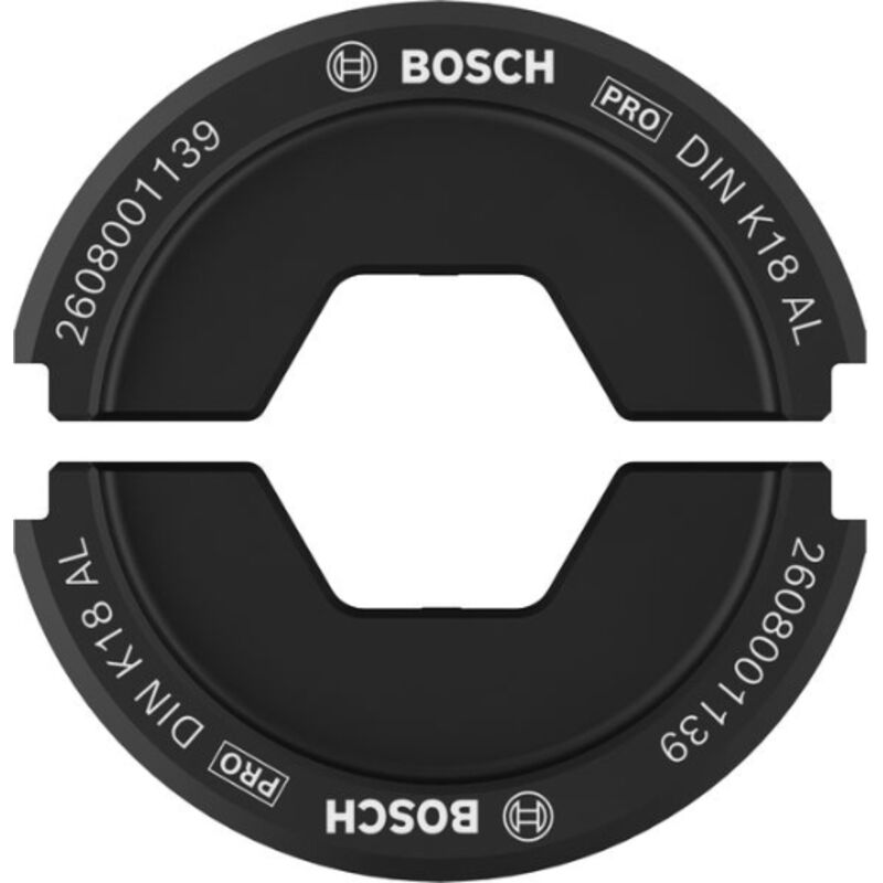 1x Die de crimping pro Aluminium (67 x 45 mm, Professional Accessories Tools de crimping) - Bosch