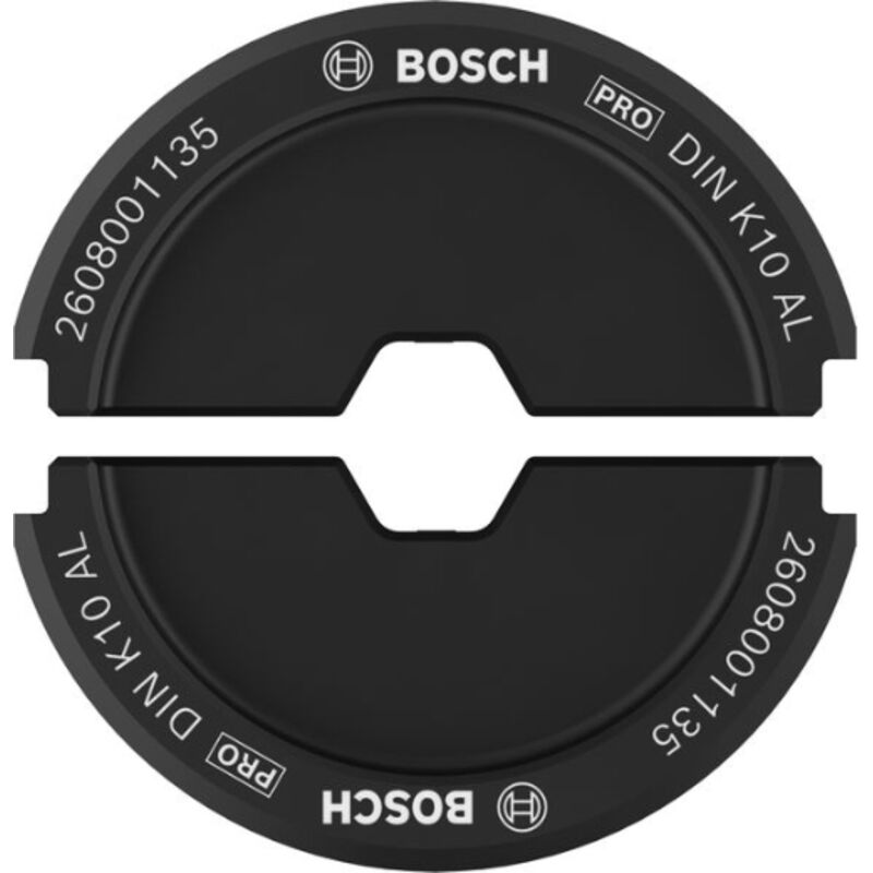 1x Die de crimping pro Aluminium (67 x 45 mm, Professional Accessories Tools de crimping) - Bosch