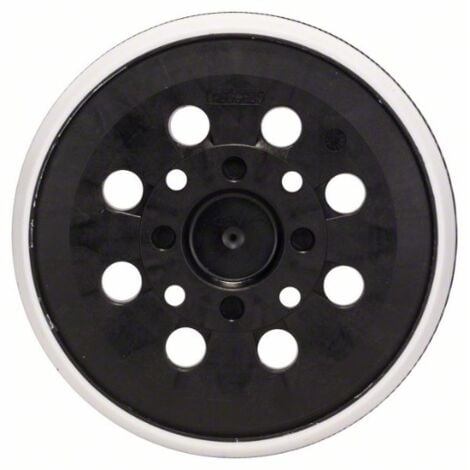 Bosch 1x Plato de lija (Ø 125 mm, dureza media, con sistema autoadhesivo, accesorio para lijadora excéntrica)