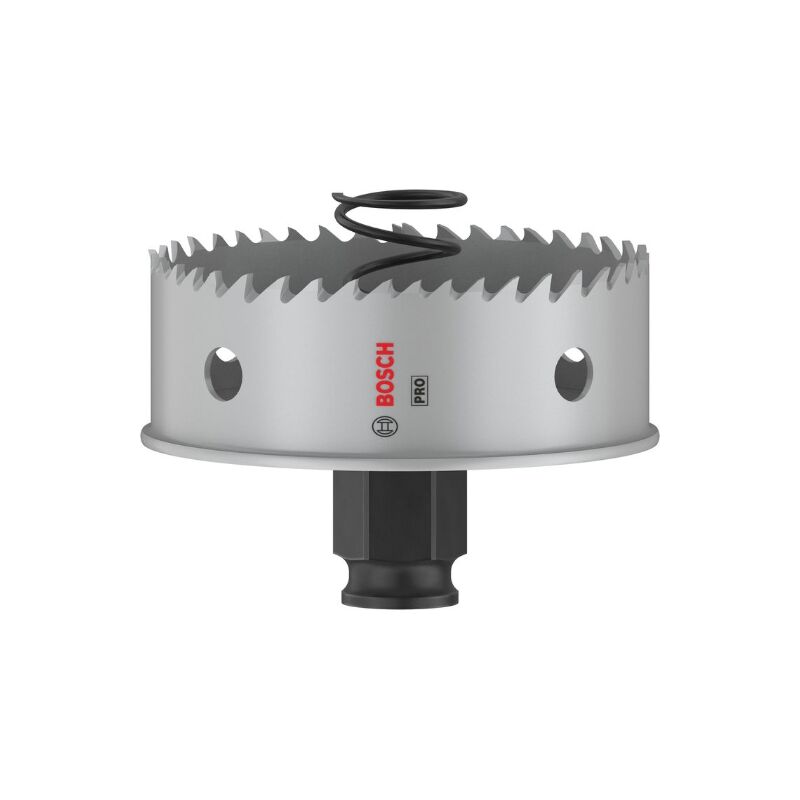 Bosch - 1x Saw de crown pro Sheet Metal Power Change Plus (pour tôle de acier inoxydable, tôle de acier, ø 73 mm, Professional Accessories Drill)