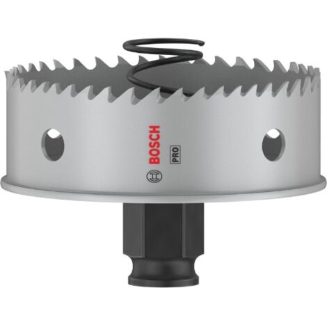 Bosch 1x Saw de crown PRO Sheet Metal Power Change Plus (pour tôle de acier inoxydable, tôle de acier, Ø 76 mm, Professional Accessories Drill)