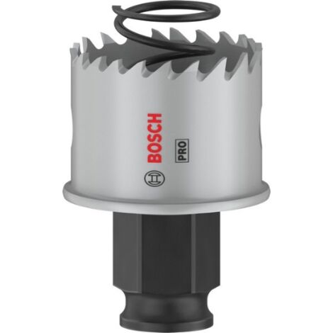 Bosch 1x Sega de corona PRO Lamiera Power Change Plus (per Lamiera de acciaio inox, Lamiera de acciaio, Ø 35 mm, Accessori professionali Trapano)