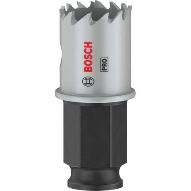 1x Sega de corona pro Lamiera Power Change Plus (per Lamiera de acciaio inox, Lamiera de acciaio, ø 22 mm, Accessori professionali Trapano) - Bosch