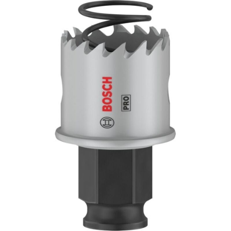 1x Sega de corona pro Lamiera Power Change Plus (per Lamiera de acciaio inox, Lamiera de acciaio, ø 29 mm, Accessori professionali Trapano) - Bosch