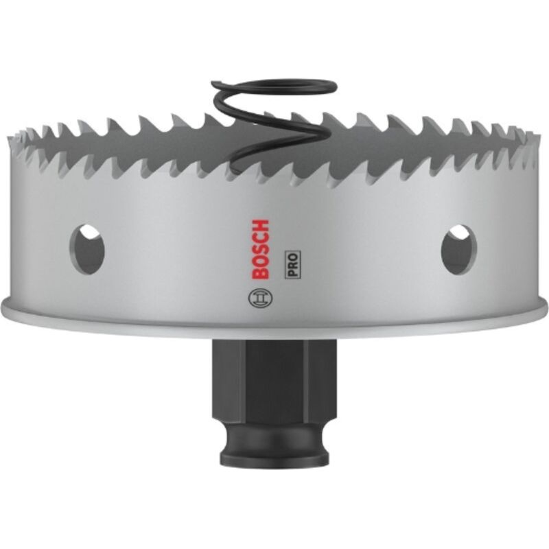 1x Sega de corona pro Lamiera Power Change Plus (per Lamiera de acciaio inox, Lamiera de acciaio, ø 83 mm, Accessori professionali Trapano) - Bosch