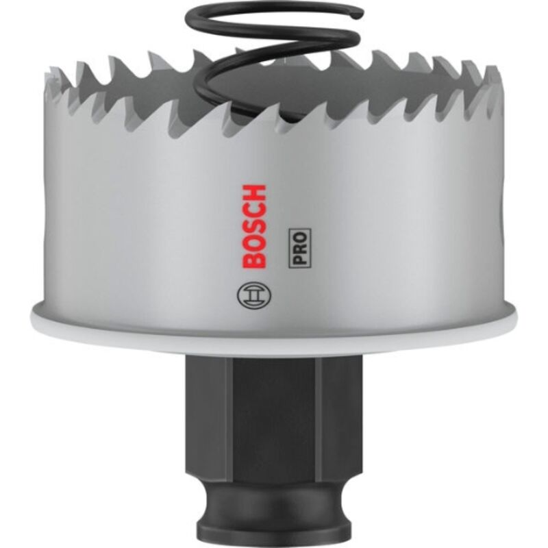 1x Sega de corona pro Lamiera Power Change Plus (per Lamiera de acciaio inox, Lamiera de acciaio, ø 51 mm, Accessori professionali Trapano) - Bosch