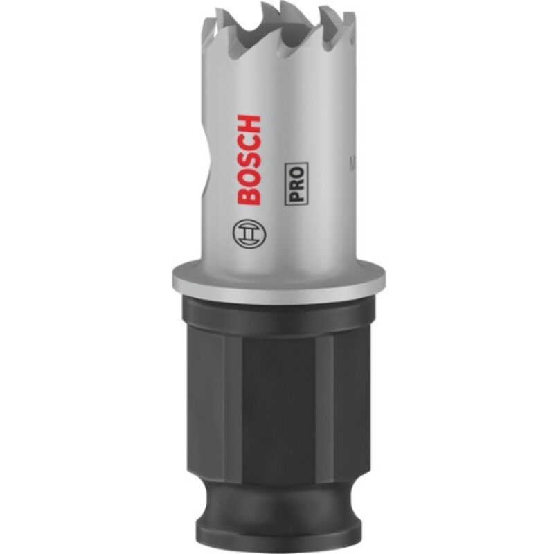 1x Sega de corona pro Lamiera Power Change Plus (per Lamiera de acciaio inox, Lamiera de acciaio, ø 16 mm, Accessori professionali Trapano) - Bosch