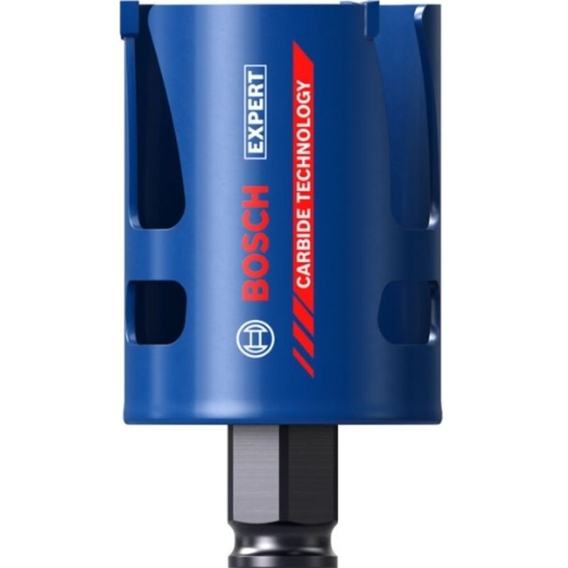 Bosch 1x Segatrice de sega a corona EXPERT Materiale da costruzione PC Plus (per legno dolce, truciolato, Ø 51 mm, Accessori professionali Foratura)