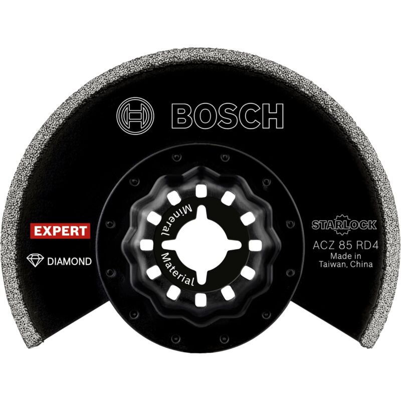 Bosch 1x Segmento per fughe EXPERT ACZ 85 RD4 (per malta, piastrelle in ceramica morbida, Ø 85 mm, Multiutensile per accessori professionali)