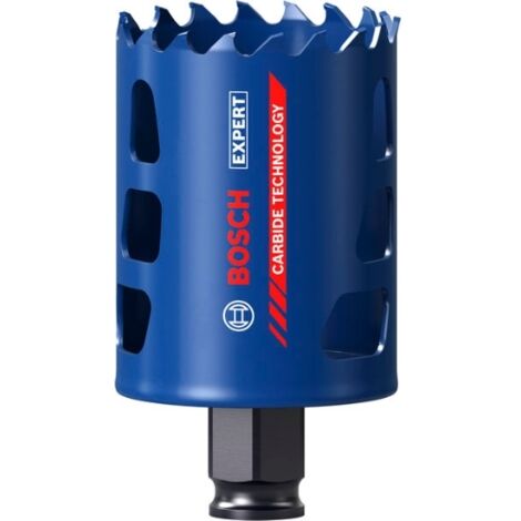 Bosch 1x Sierra de corona EXPERT Multi Material Power Change Plus (para Madera con metal, Ladrillo, Ø 51 mm, Professional Accesorios Taladro)